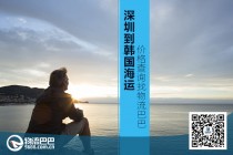 深圳到韩国海运费要多少钱